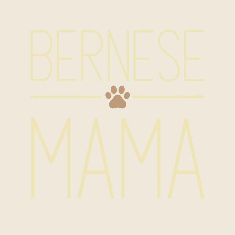 Minimalist Bernese mama Design for Dog moms