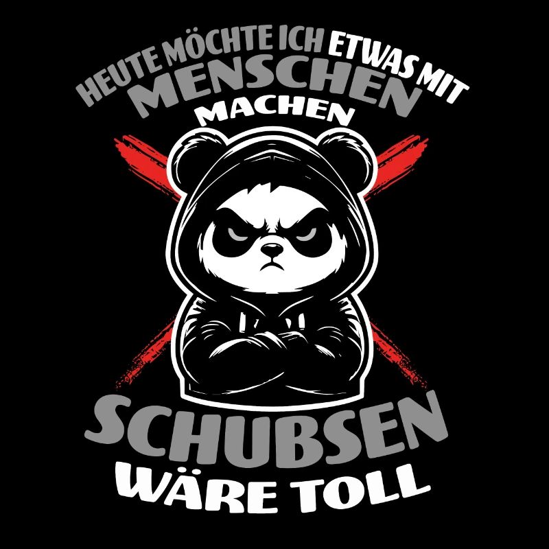 Panda möchte etwas mit menschen machen
