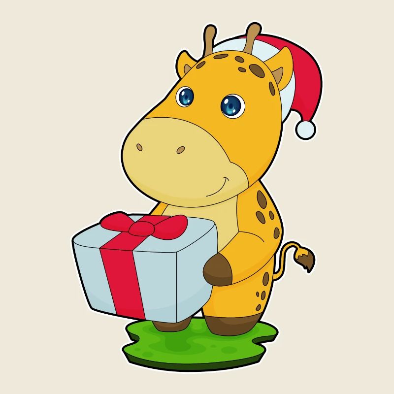Giraffe Weihnachten Paket
