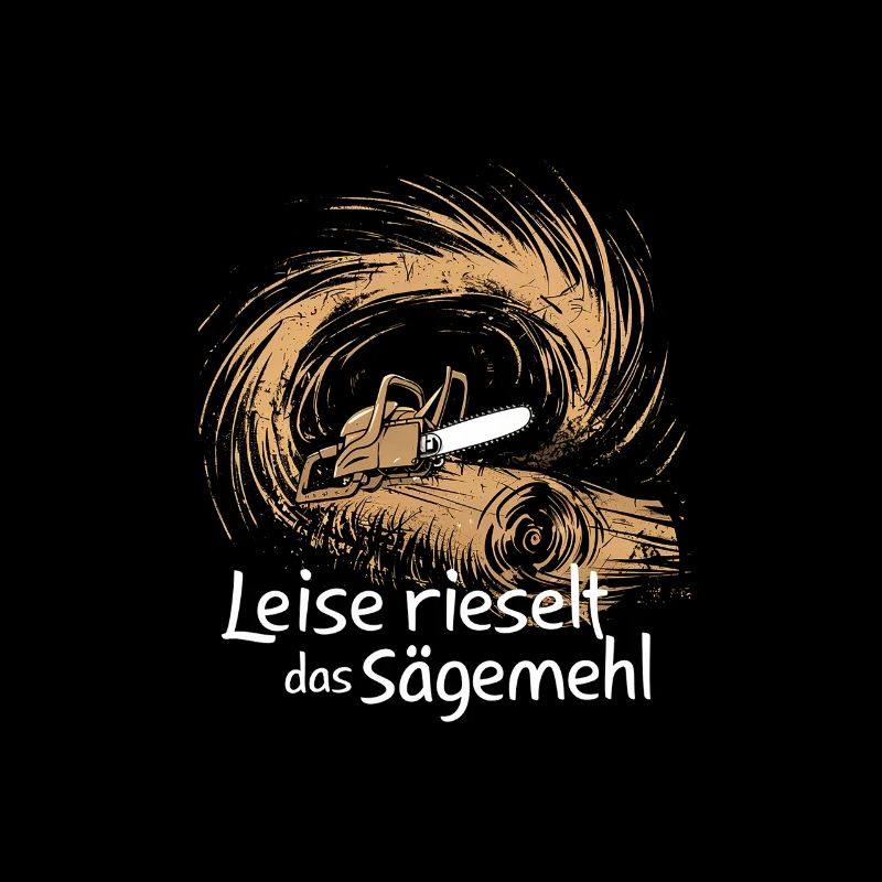 Leise Rieselt Das Sägemehl Handwerker Motiv