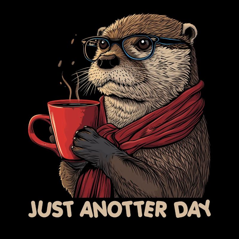 Otter Coffee Funny Gift