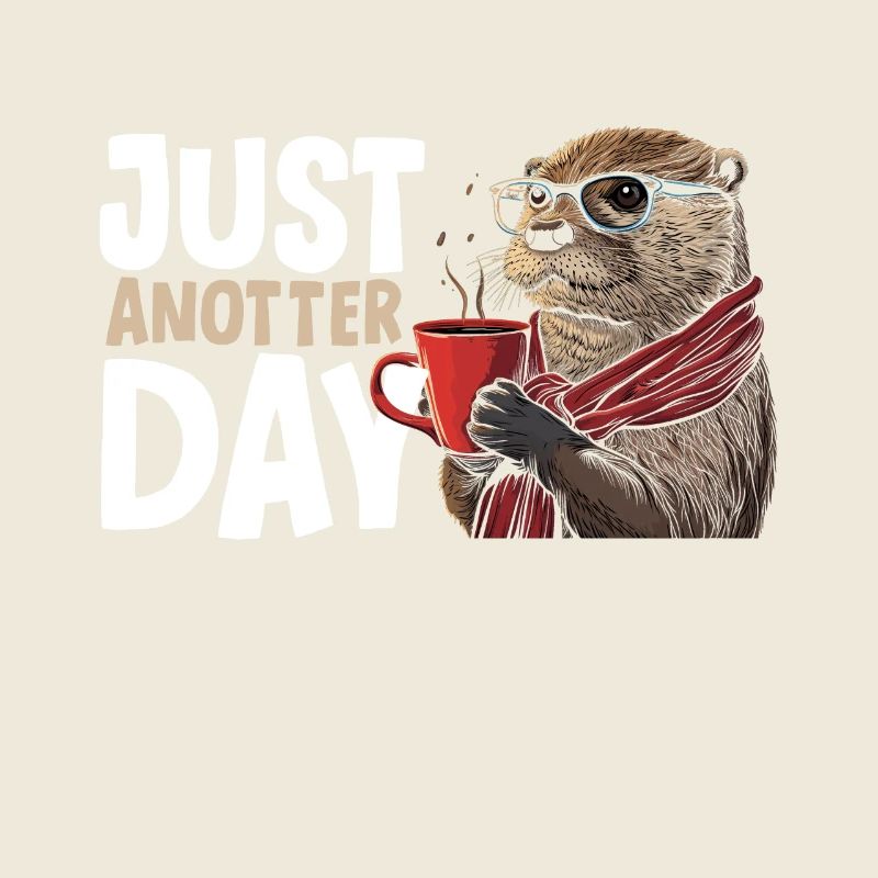 Cadeau drôle de café Otter