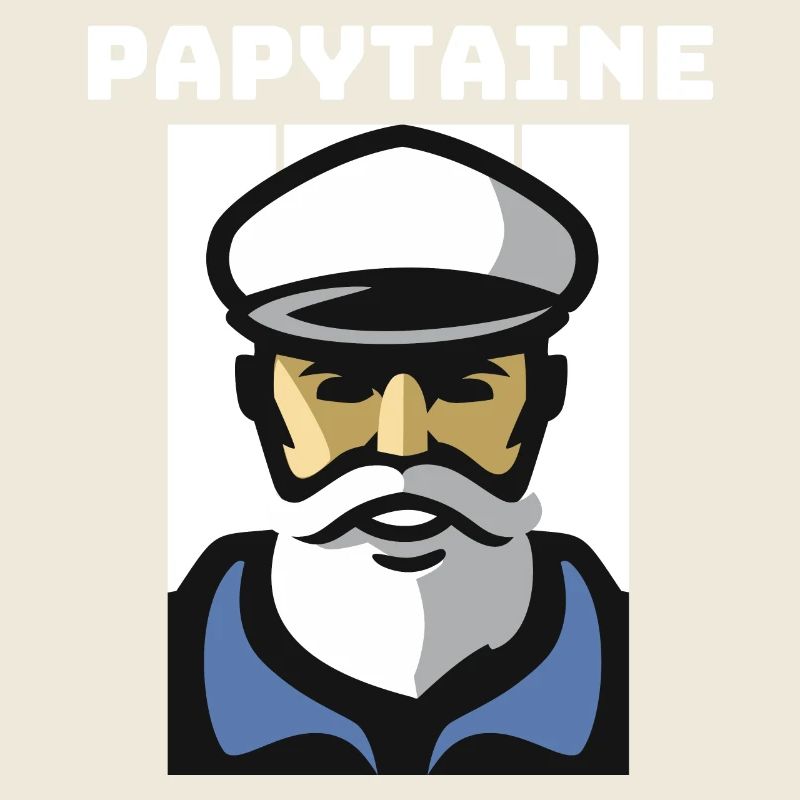 Papytaine Homme Marin Capitaine De Navire Captain