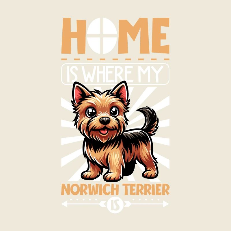 Zuhause - Norwich Terrier