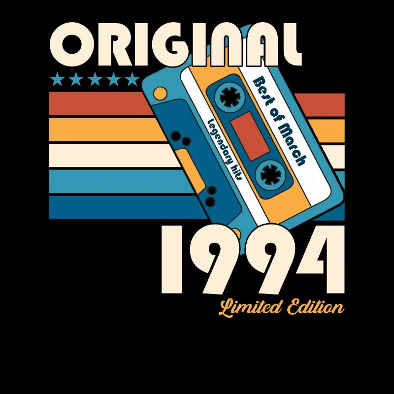 30e anniversaire mari mars Vintage 1994 cassette