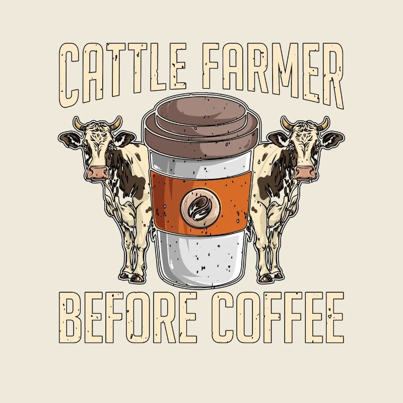 Cattle Farmer Before Coffee Farmer Coffee Lover