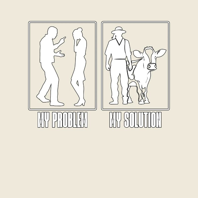 Cattle Farmer My Problem My Pictogram Mom Dad