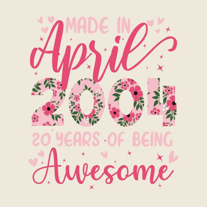 Avril 2004 Cadeau Anniversaire 20 Ans Pour Filles