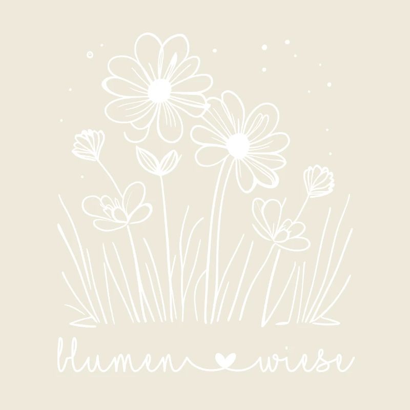 🤍Prairie de fleurs