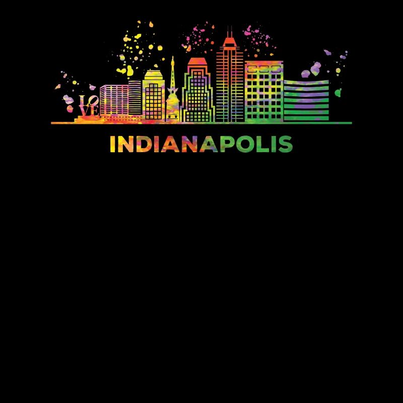 Indianapolitan Skyline Indianapolis