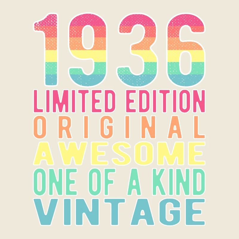 Edition limitée depuis 1936 Anniversaire Millésime 1936