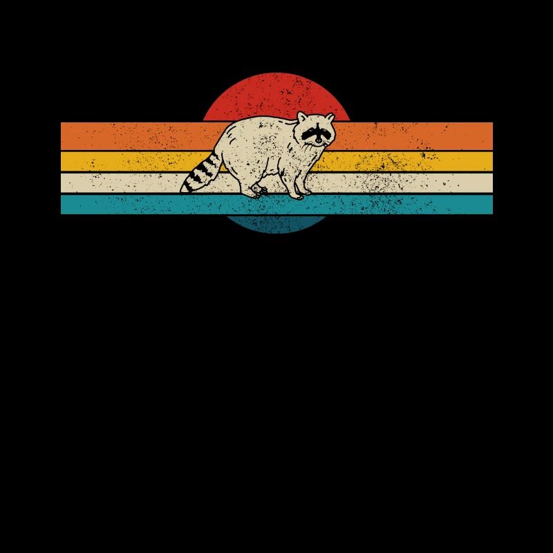 Waschbär Lustig Geschenk