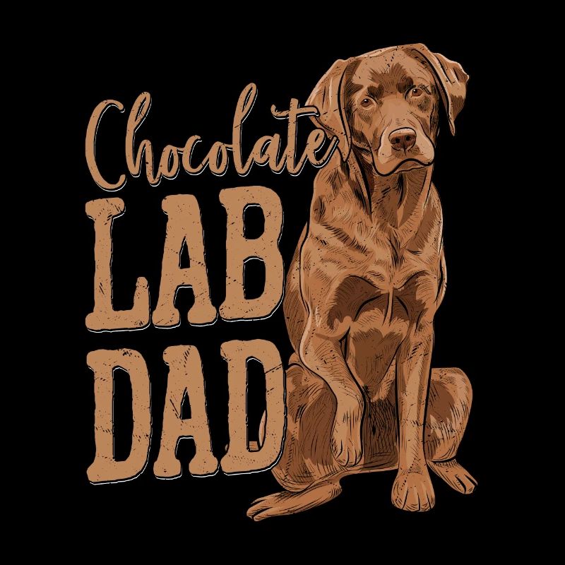 Chocolate Lab Dad Owner Labrador Retriever