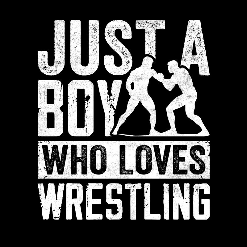 Nur ein Junge, der Wrestling liebt