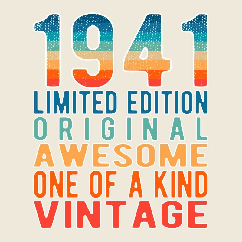 Edition limitée depuis 1941 Anniversaire Millésime 1941