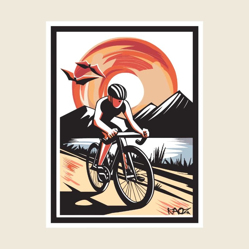 La solitude du coureur cycliste