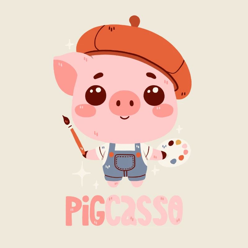 Artiste Cochon : Pigcasso