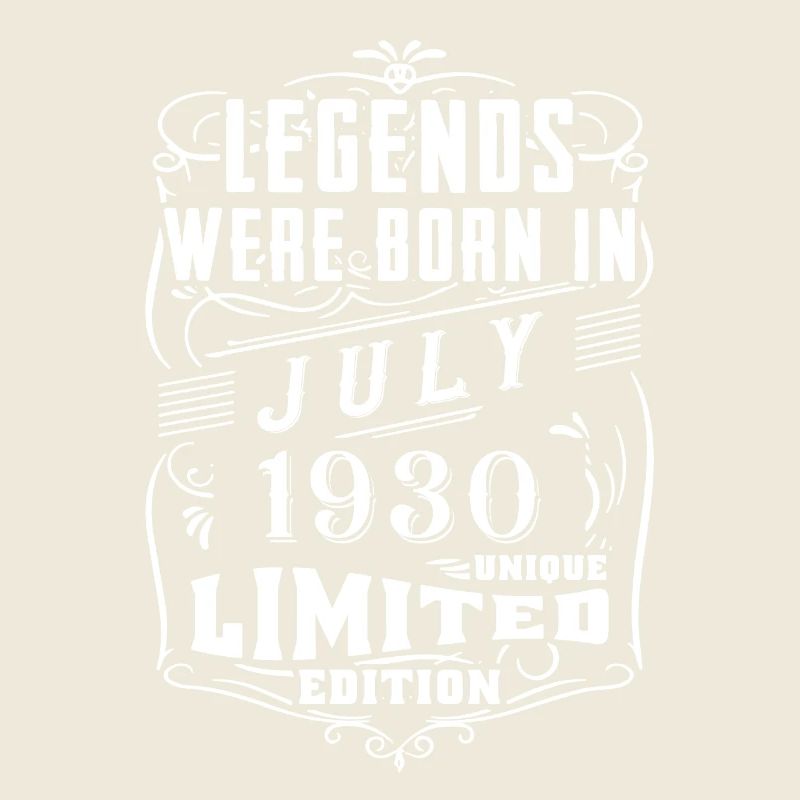 Anniversaire juillet 1930 année édition limitée