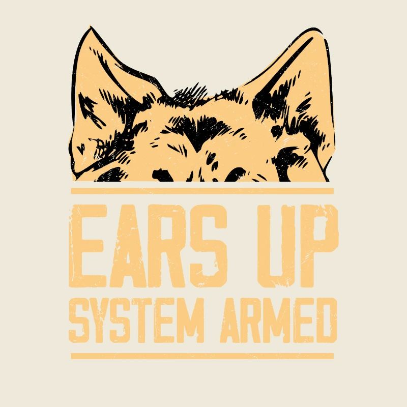 Ears Up System Armed Dog Mom Dad German Shepherd