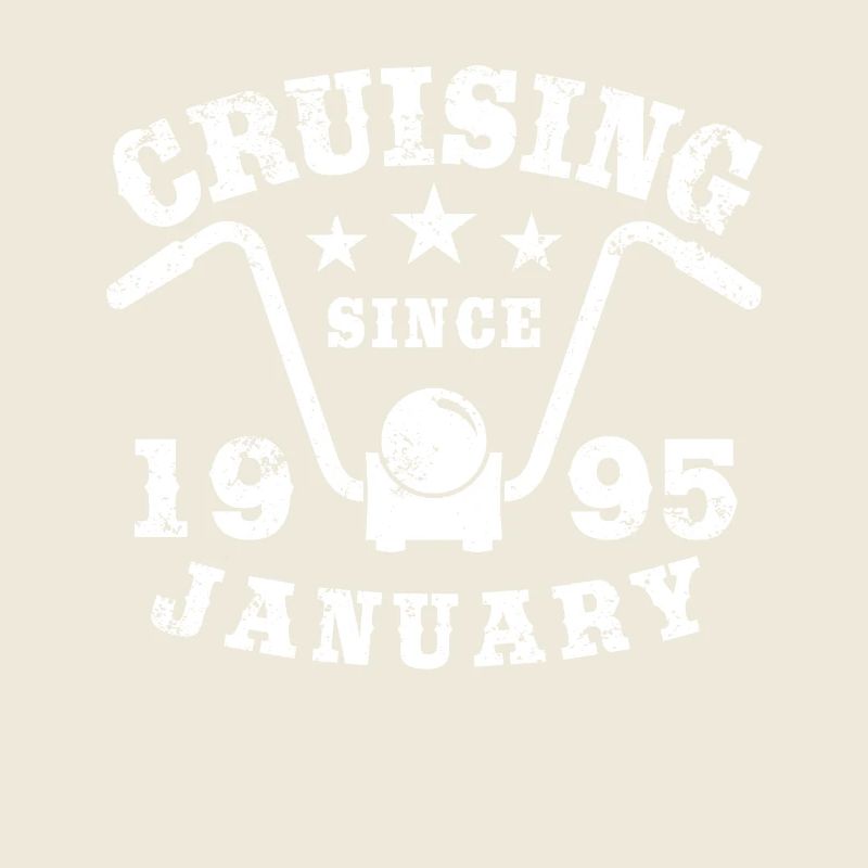 Cruising Biker Geburtstag Januar 1995 Motorrad