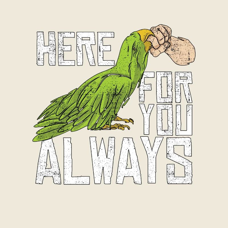 Parrot Here For You Always Bird Owner Parrot Lover