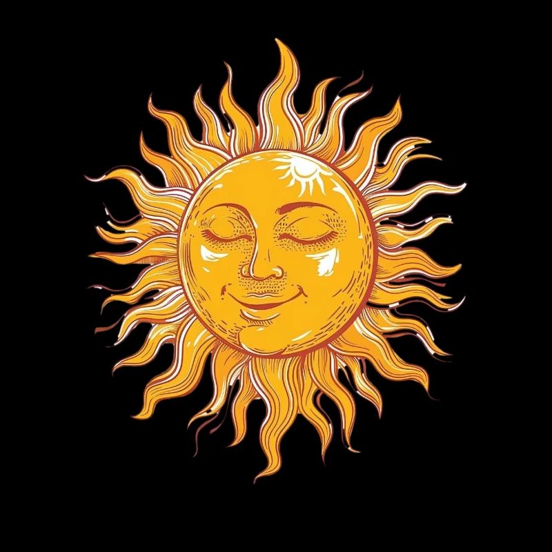 Sonniger Tag Traumhaftes Gesicht