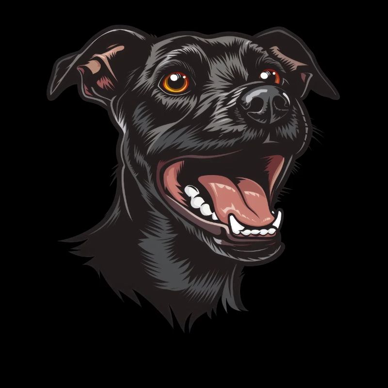 Patterdale Terrier | Cartoon Artwork