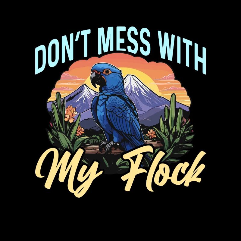 Macaw Bird Don't Mess With Bird Owner Macaw Lover