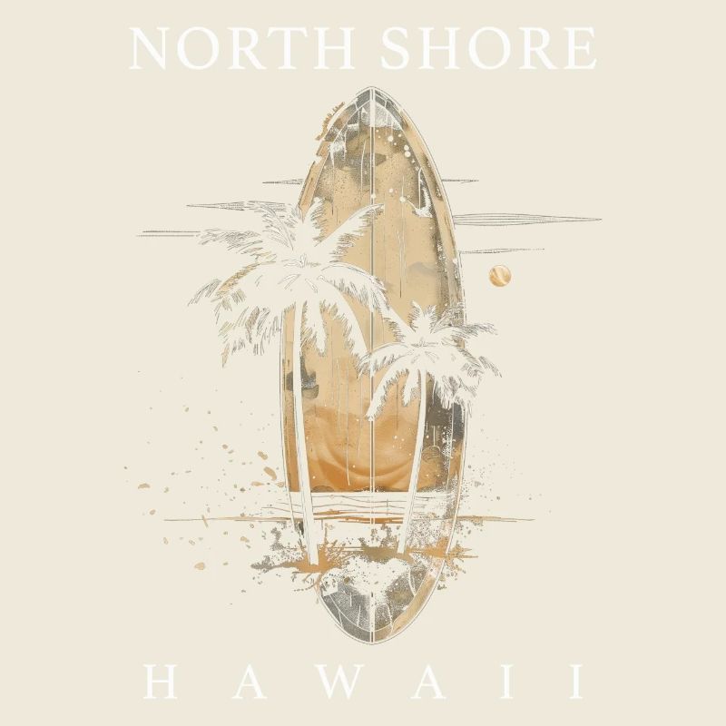 Surfer Hawaii Vintage Surf Geschenk