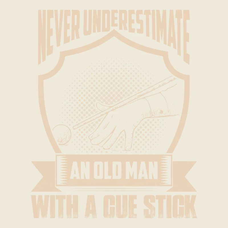 An Old Man With A Cue Stick Billiard Pool Billiards