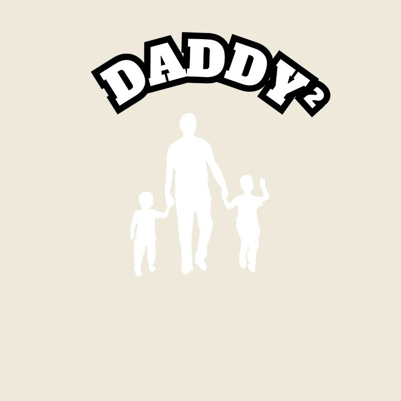 Daddy² 2 Garçons Blanc
