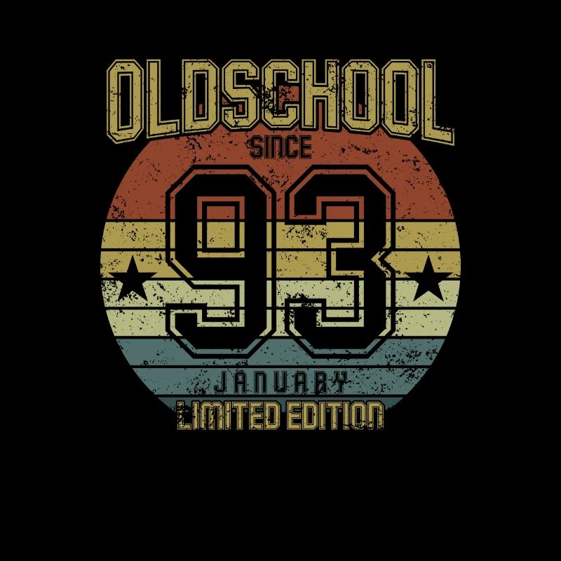 January 1993 - Geburtstag im Januar Oldschool