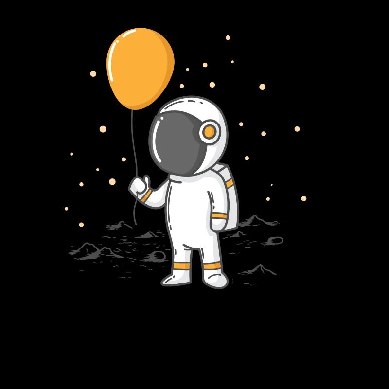 Astronaut mit Ballon