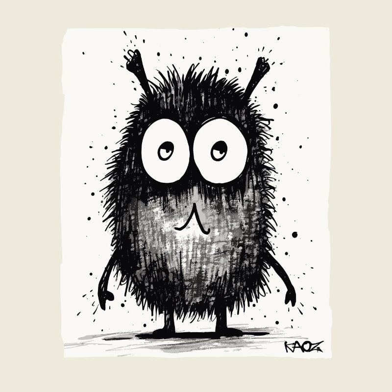 Funny little monster