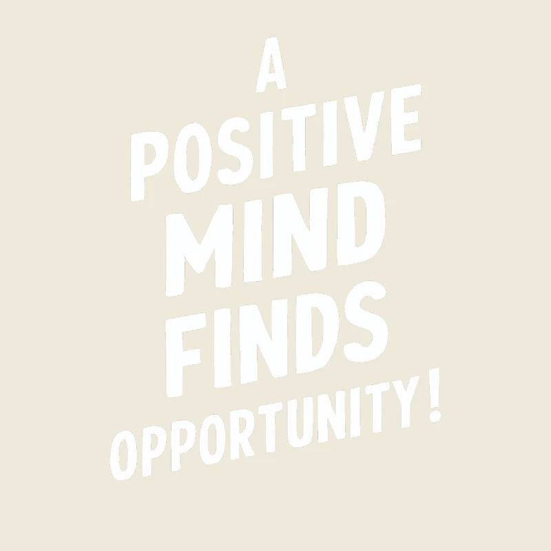 Positiver Geist Entdeckt Chancen