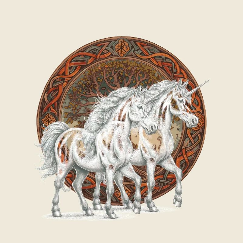 Einhörner Einhorn Fabeltiere Märchenfigur Pferde