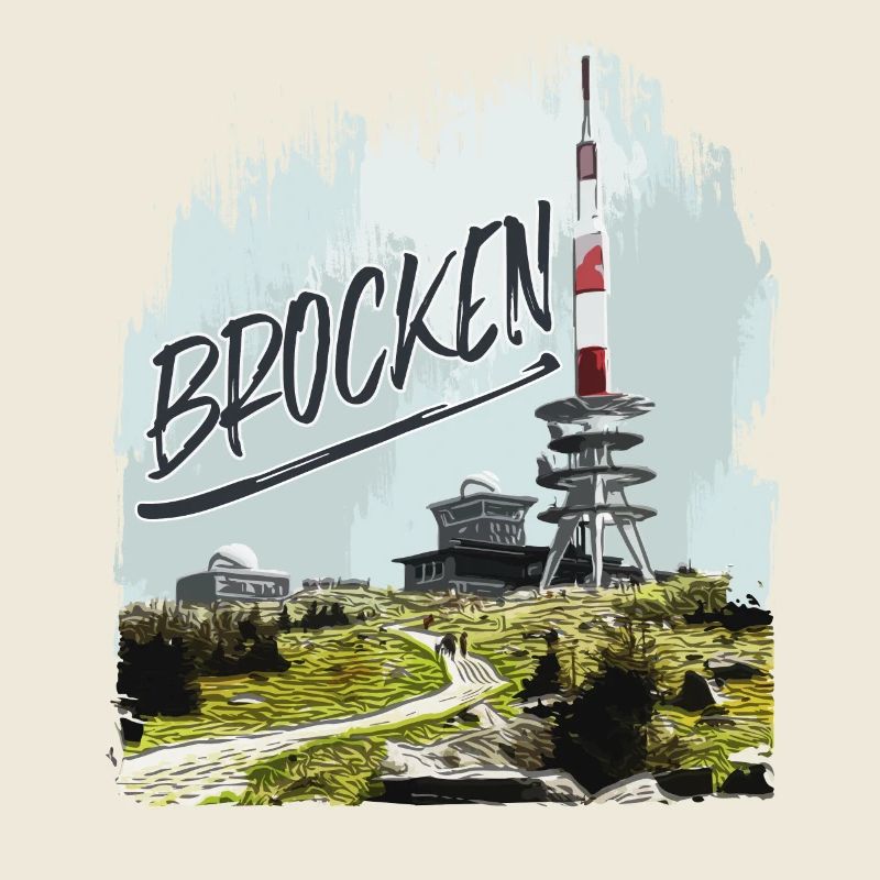Brocken transmitter and second-hand shop