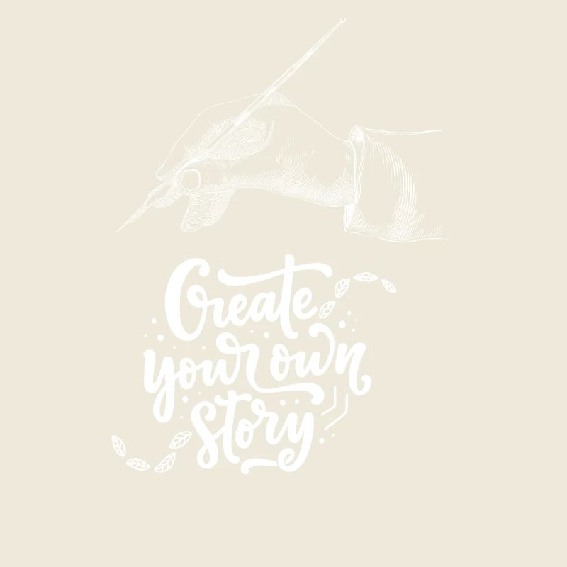 Handillustration mit inspirierender Botschaft