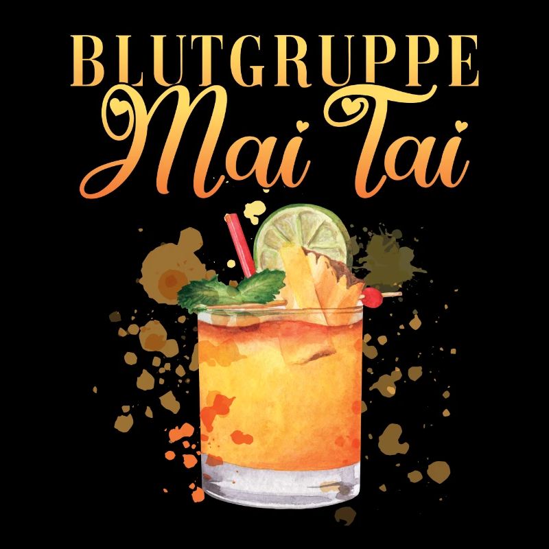 Blutgruppe Mai Tai Junggesellenabschied Barkeeper