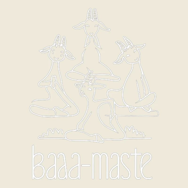 Baaa Mast Relaxed Goats Yoga Pose