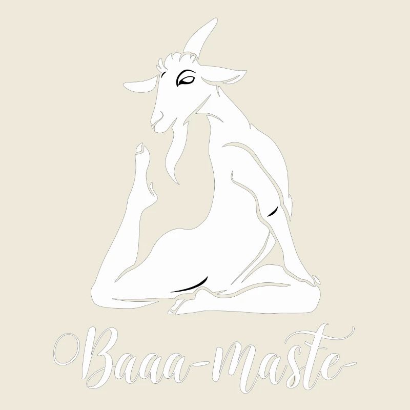 Baaa-Maste Ziege Yoga Entspannung