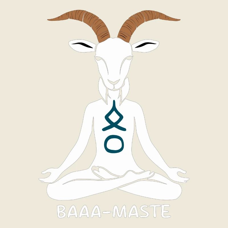 Entspannte Ziege Baaa-Maste Yoga Pose