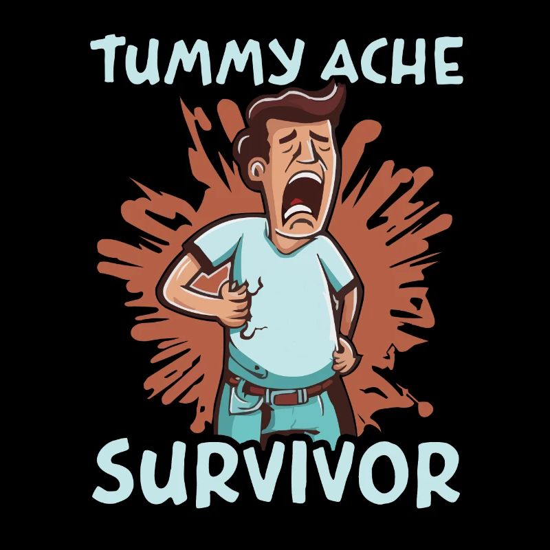 Abdominal Pain Survivor Strong and Brave