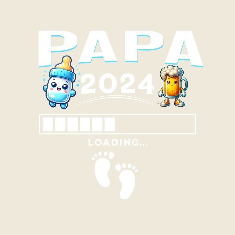 Mann bald zu Papa Ankündigung, Papa Zukunft Geschenk