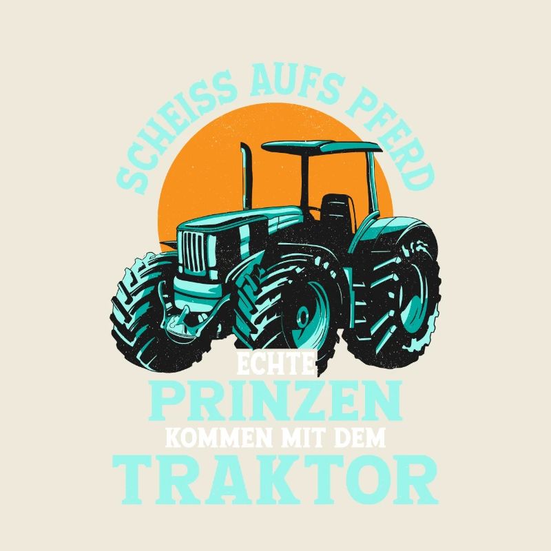 Echte Prinzen kommen mit dem Traktor Trecker Bauer