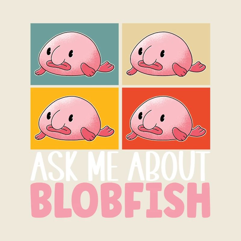 Cute Blob Fish Ugly Fish