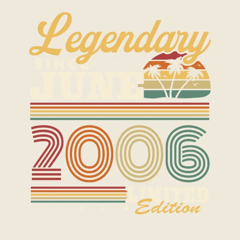 Legendary since June 2006 Vintage Retro Birthday