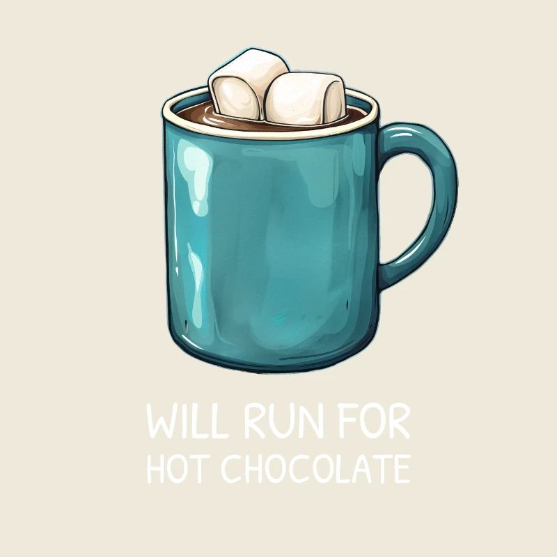 Je vais courir pour un chocolat chaud