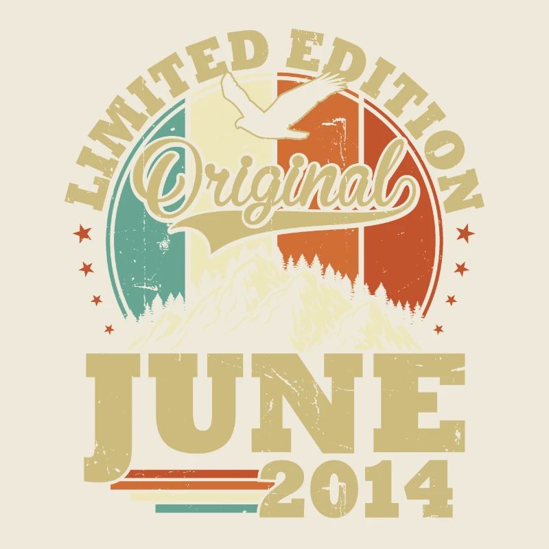 Original Juni 2014 Vintage Geburtstagsgeschenk