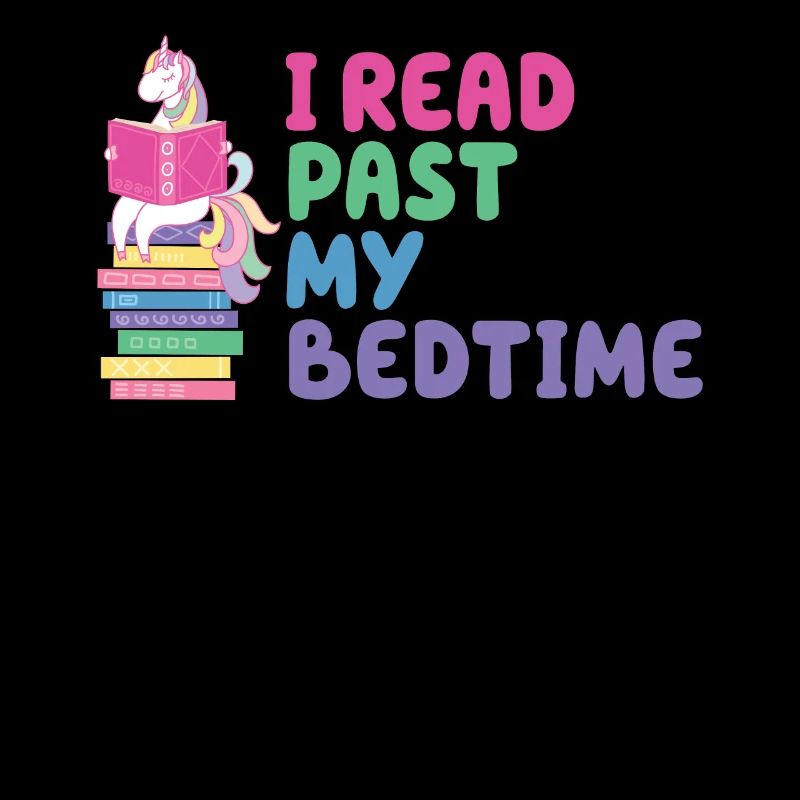 Je lis licorne après le coucher